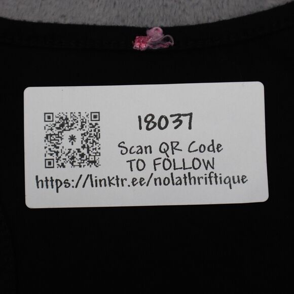 Mon Amour Shirt Womens Black Sleeveless Scoop Neck Racerback Graphic Tank Top - Picture 13 of 13